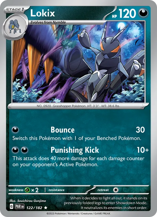 Lokix 122/182  - Holofoil SV04 Paradox Rift - Rare