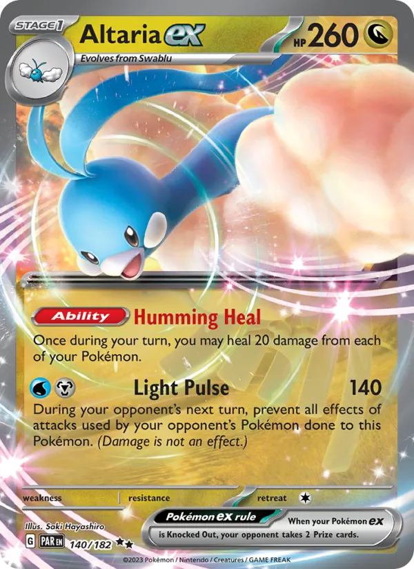 Altaria ex 140/182  - Holofoil SV04 Paradox Rift - Double Rare