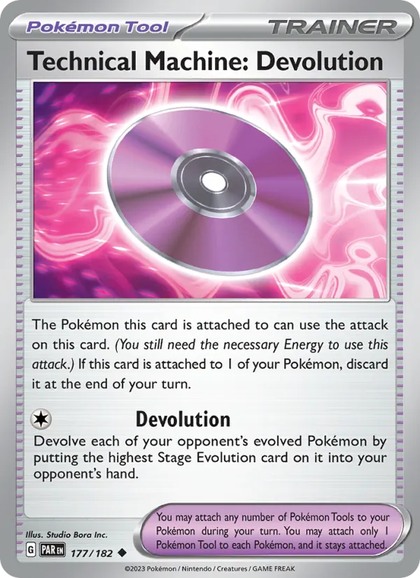 Technical Machine: Devolution 177/182  - Reverse Holofoil SV04 Paradox Rift - Uncommon