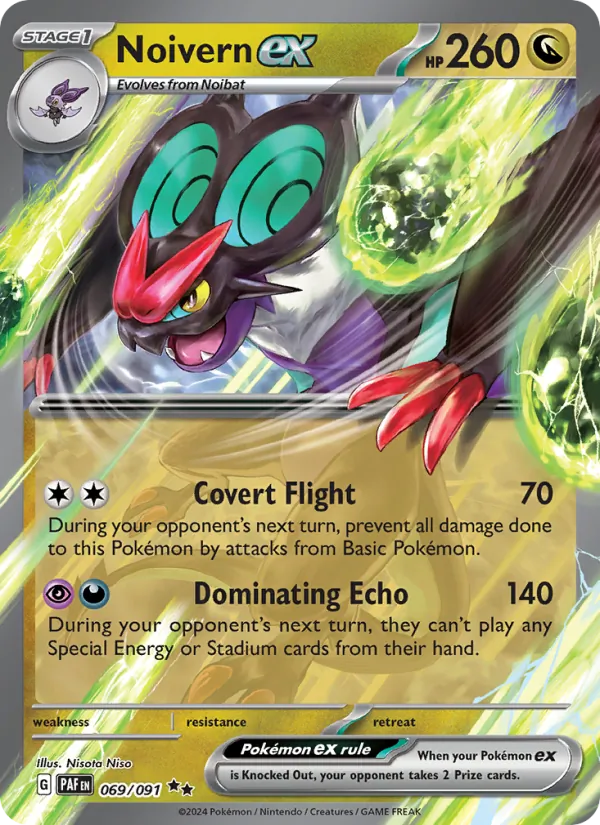 Noivern ex 069/091  - Holofoil SV Paldean Fates - Double Rare