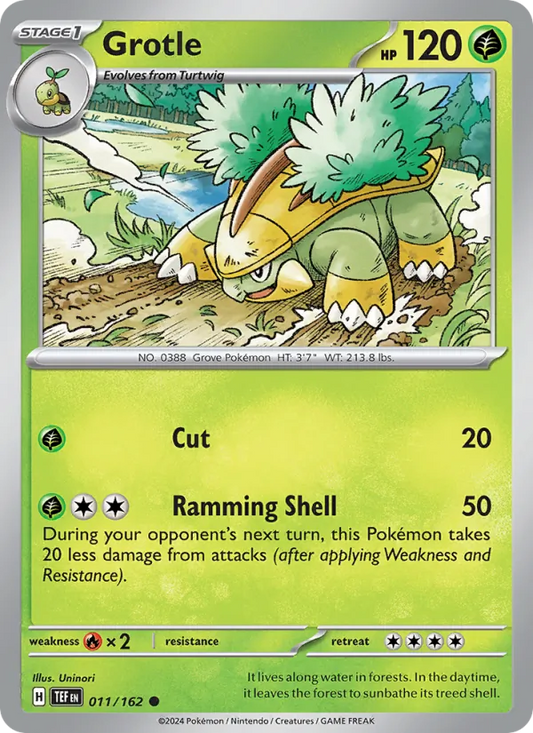Grotle 011/162  - Reverse Holofoil SV05 Temporal Forces - Common