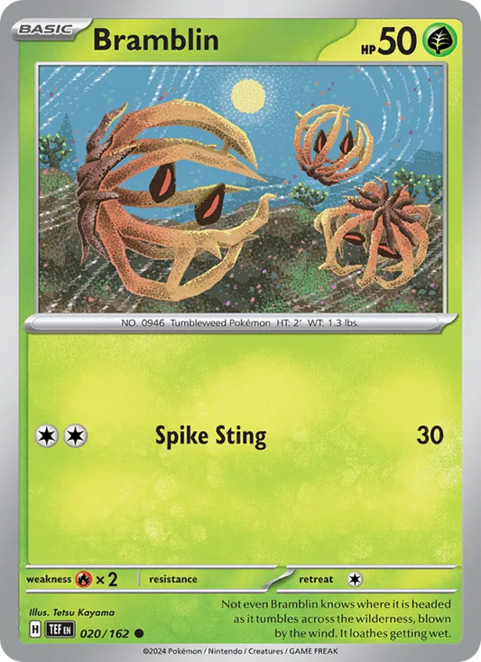 Bramblin 020/162  - Reverse Holofoil SV05 Temporal Forces - Common