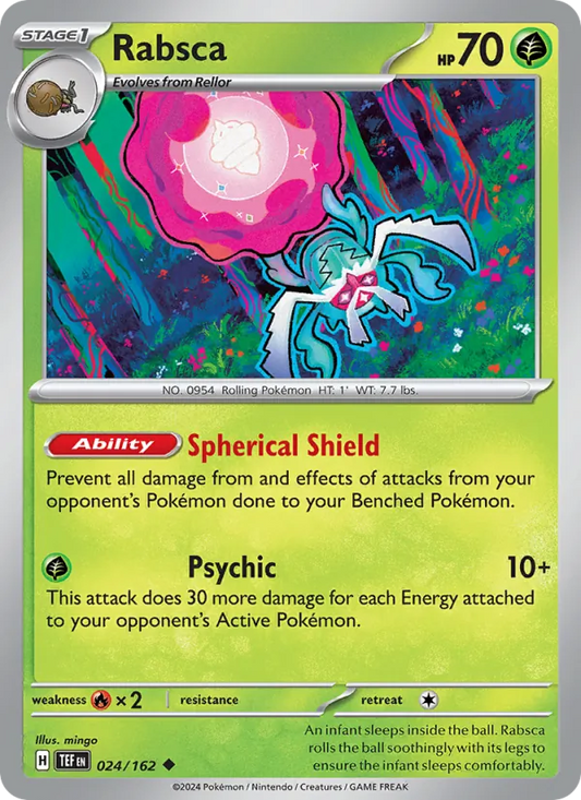 Rabsca 024/162  - Reverse Holofoil SV05 Temporal Forces - Uncommon