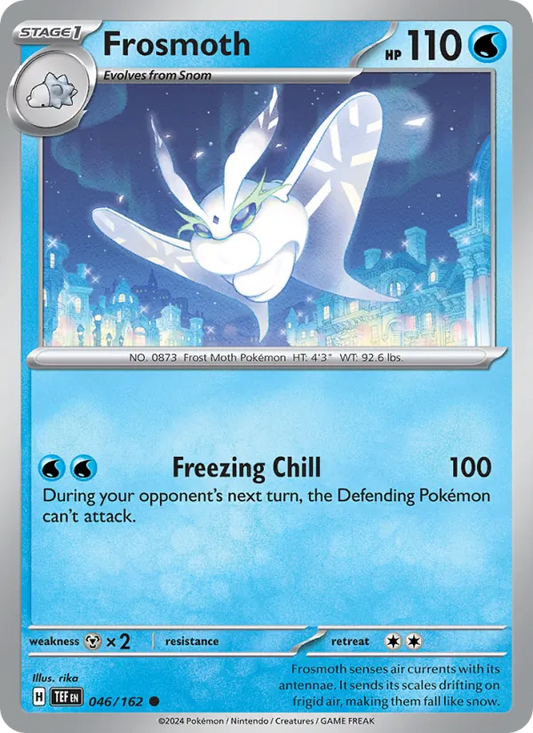 Frosmoth 046/162  - Reverse Holofoil SV05 Temporal Forces - Common