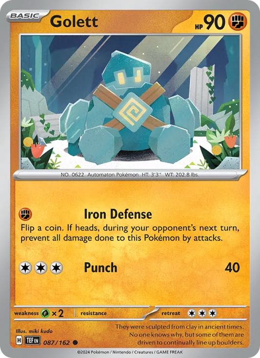 Golett 087/162  - Reverse Holofoil SV05 Temporal Forces - Common