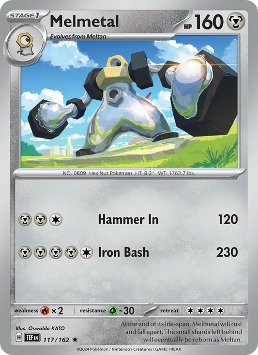 Melmetal 117/162  - Holofoil SV05 Temporal Forces - Rare