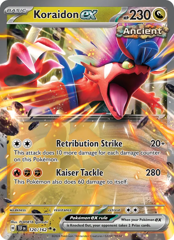 Koraidon ex 120/162  - Holofoil SV05 Temporal Forces - Double Rare