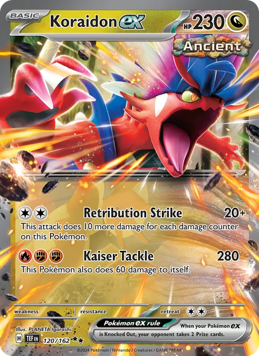 Koraidon ex 120/162  - Holofoil SV05 Temporal Forces - Double Rare