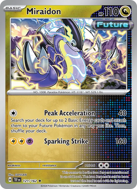 Miraidon 121/162  - Holofoil SV05 Temporal Forces - Rare