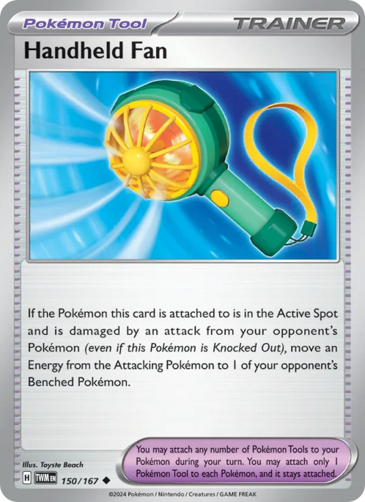 Handheld Fan 150/167  - Reverse Holofoil SV06 Twilight Masquerade - Uncommon