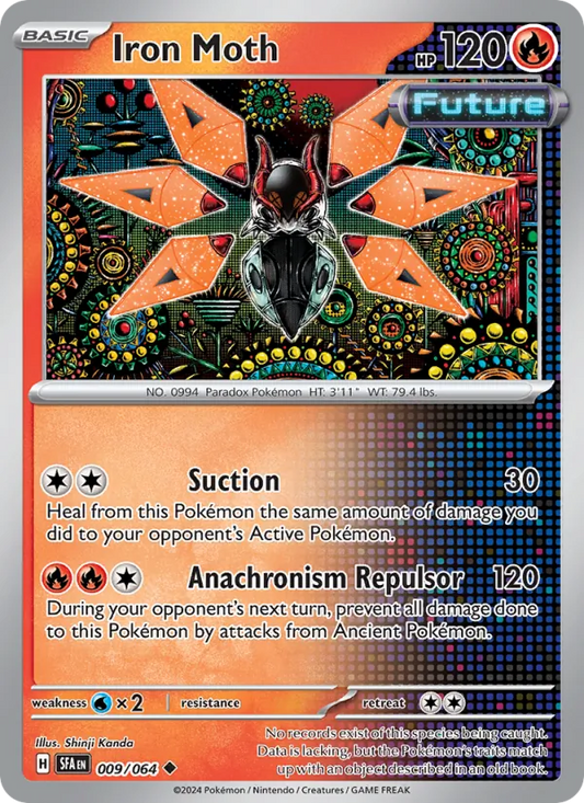 Iron Moth 009/064  - Reverse Holofoil SV Shrouded Fable - Uncommon