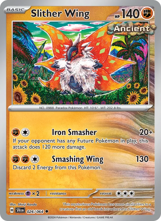 Slither Wing 026/064  - Reverse Holofoil SV Shrouded Fable - Uncommon