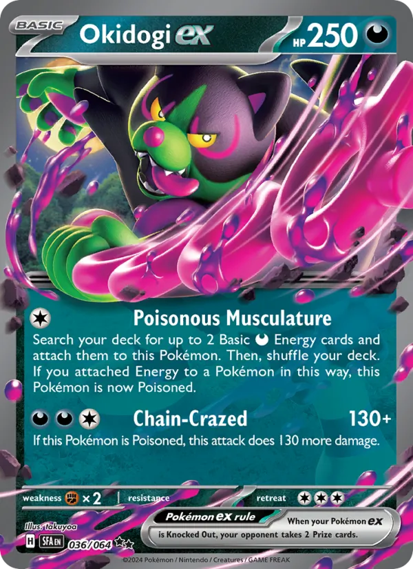 Okidogi ex 036/064  - Holofoil SV Shrouded Fable - Double Rare