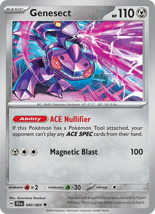 Genesect 040/064  - Reverse Holofoil SV Shrouded Fable - Uncommon