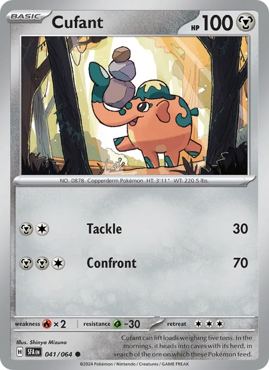 Cufant 041/064  - Reverse Holofoil SV Shrouded Fable - Common