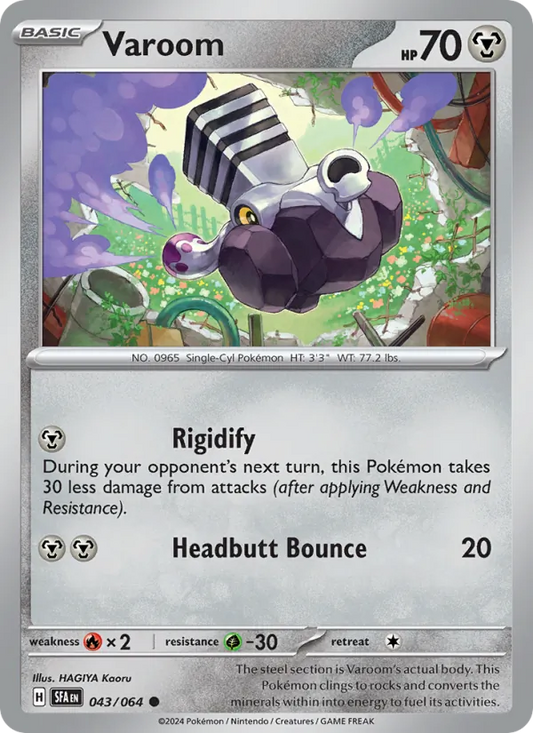 Varoom 043/064  - Reverse Holofoil SV Shrouded Fable - Common