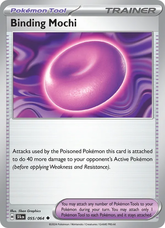 Binding Mochi 055/064  - Reverse Holofoil SV Shrouded Fable - Uncommon