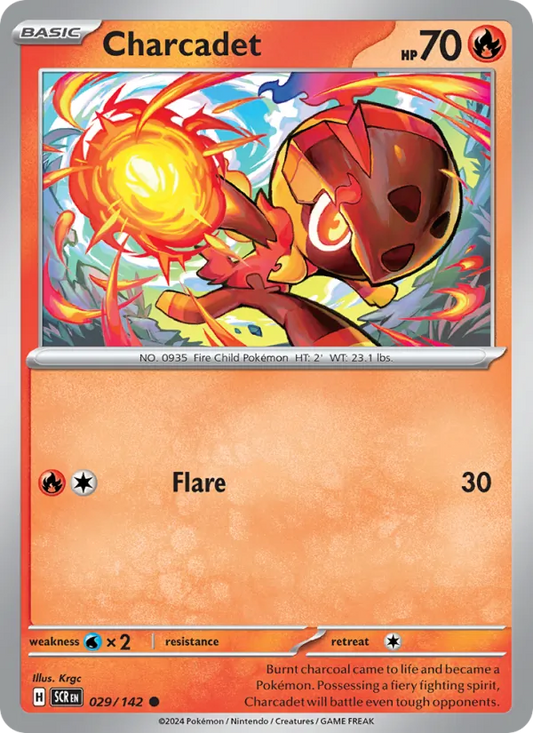 Charcadet 029/142  - Reverse Holofoil SV07 Stellar Crown - Common