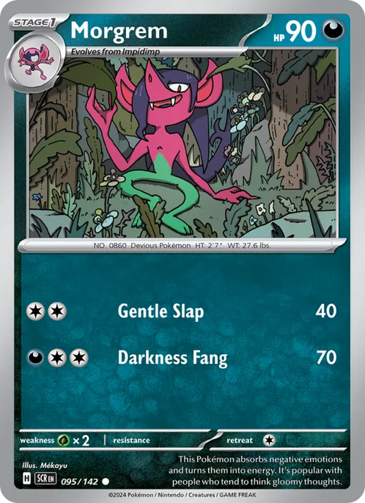 Morgrem 095/142  - Reverse Holofoil SV07 Stellar Crown - Common