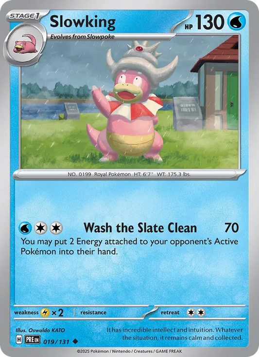 Slowking 019/131  - Reverse Holofoil SV Prismatic Evolutions - Uncommon