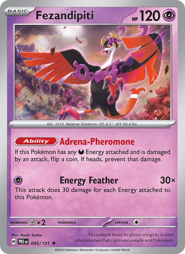 Fezandipiti 045/131  - Holofoil SV Prismatic Evolutions - Rare