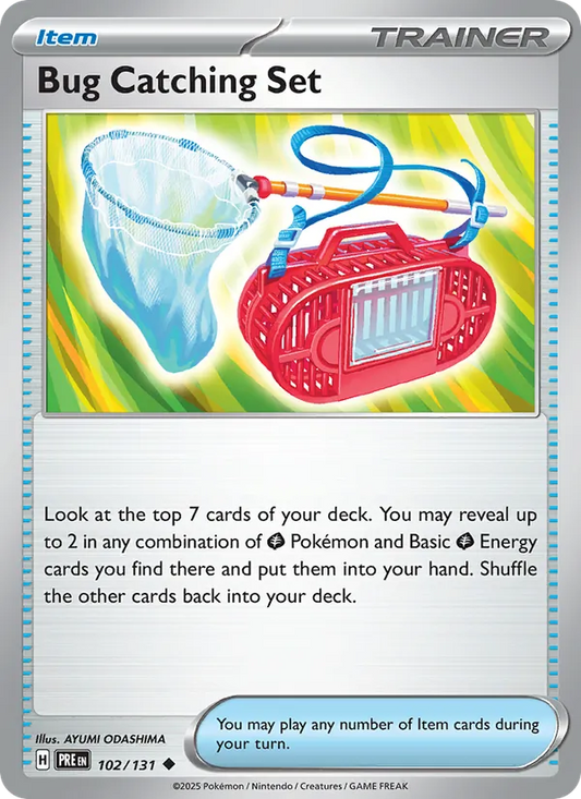 Bug Catching Set 102/131  - Reverse Holofoil SV Prismatic Evolutions - Uncommon