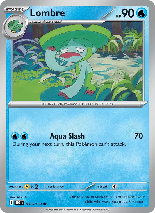 Lombre 036/159  - Reverse Holofoil SV09 Journey Together - Common