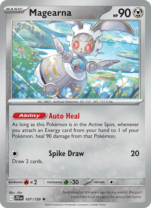 Magearna 107/159  - Holofoil SV09 Journey Together - Rare