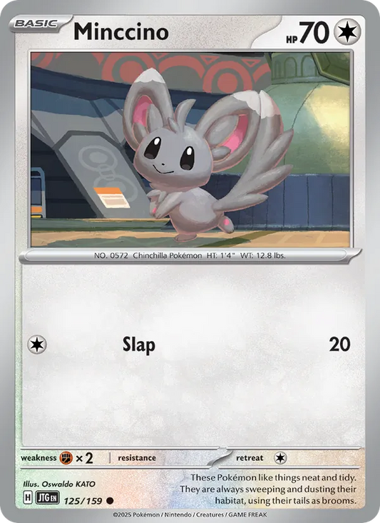 Minccino 125/159  - Reverse Holofoil SV09 Journey Together - Common