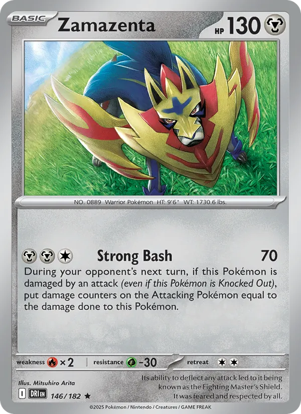 Zamazenta 146/182  - Holofoil SV10 Destined Rivals - Rare