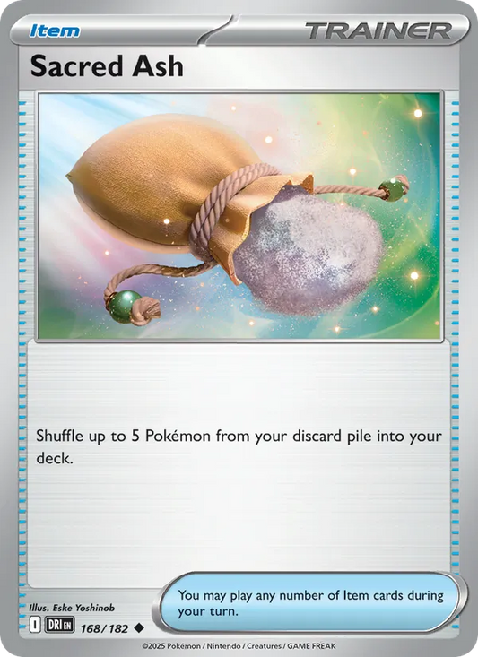 Sacred Ash 168/182  - Reverse Holofoil SV10 Destined Rivals - Uncommon