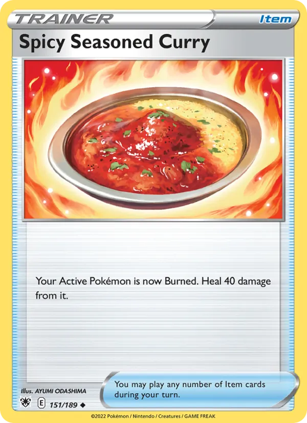 Spicy Seasoned Curry 151/189  - Reverse Holofoil SWSH10 Astral Radiance - Uncommon