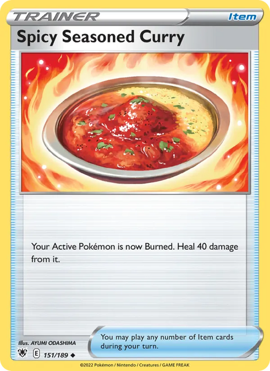Spicy Seasoned Curry 151/189  - Reverse Holofoil SWSH10 Astral Radiance - Uncommon