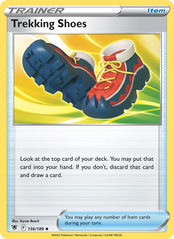 Trekking Shoes 156/189  - Reverse Holofoil SWSH10 Astral Radiance - Uncommon