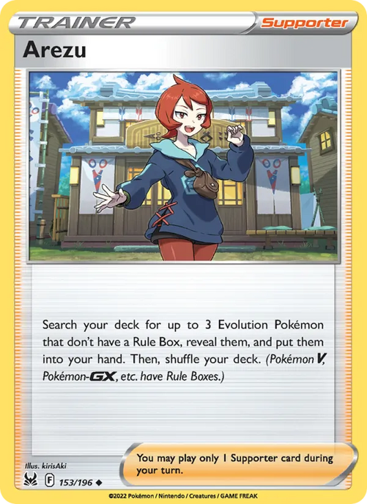 Arezu 153/196  - Reverse Holofoil SWSH11 Lost Origin - Uncommon