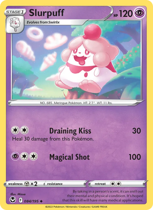 Slurpuff 084/195  - Reverse Holofoil SWSH12 Silver Tempest - Uncommon