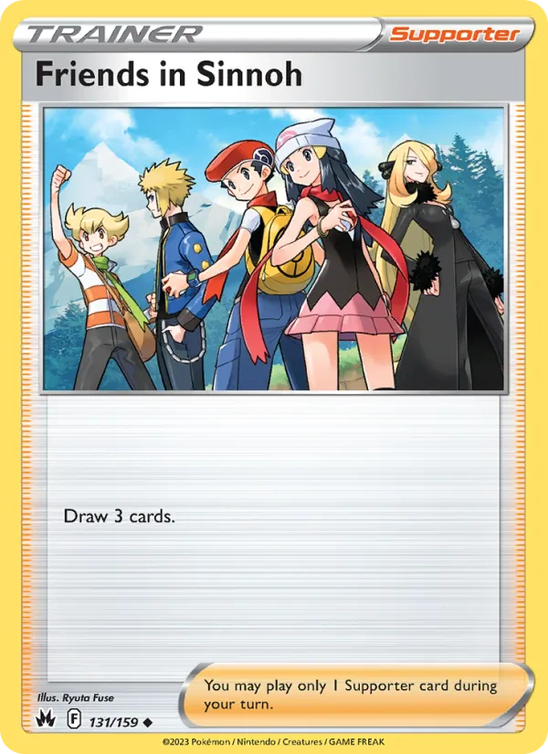 Friends in Sinnoh 131/159  - Reverse Holofoil Crown Zenith - Uncommon