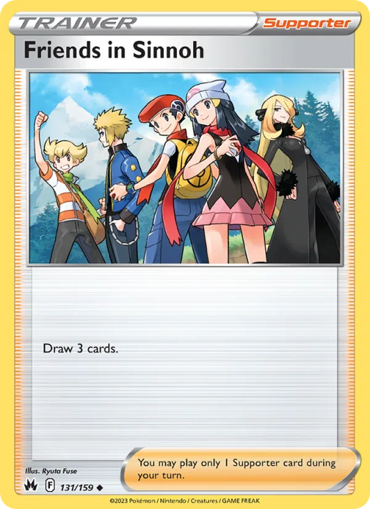 Friends in Sinnoh 131/159  - Reverse Holofoil Crown Zenith - Uncommon