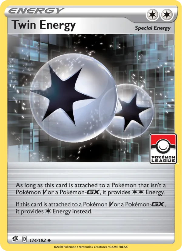 Twin Energy 174/192  - Reverse Holofoil SWSH02 Rebel Clash - Uncommon