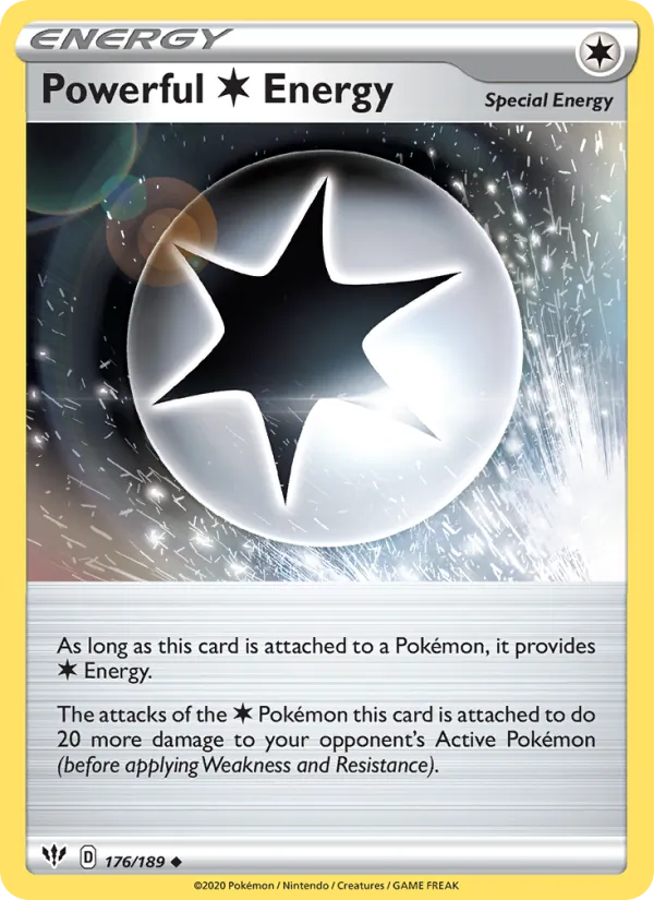 Powerful Colorless Energy 176/189  - Reverse Holofoil SWSH03 Darkness Ablaze - Uncommon