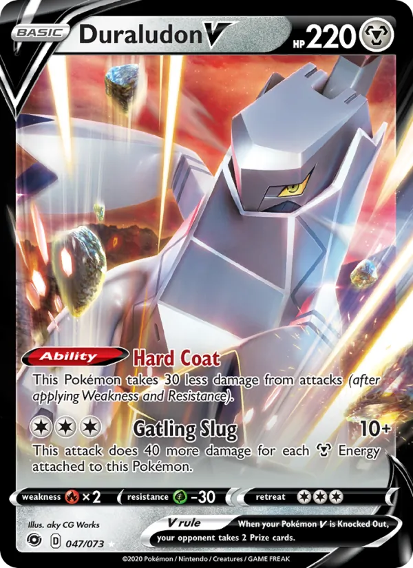 Duraludon V 47/73  - Holofoil Champion's Path - Holo Rare V