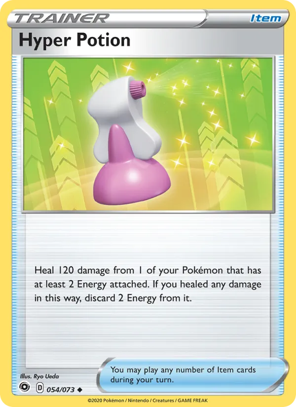 Hyper Potion 54/73  - Reverse Holofoil Champion's Path - Uncommon