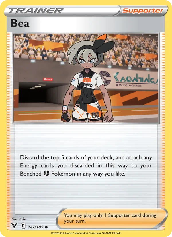 Bea 147/185  - Reverse Holofoil SWSH04 Vivid Voltage - Uncommon