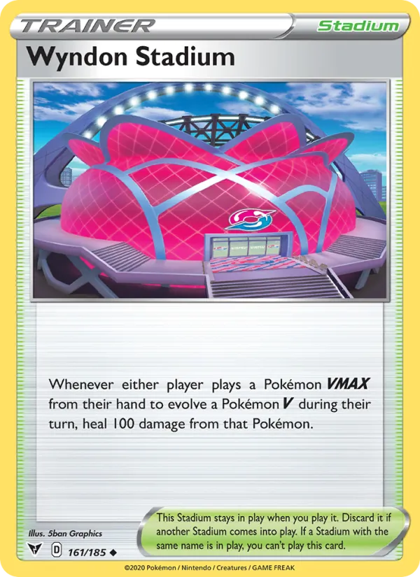 Wyndon Stadium 161/185  - Reverse Holofoil SWSH04 Vivid Voltage - Uncommon