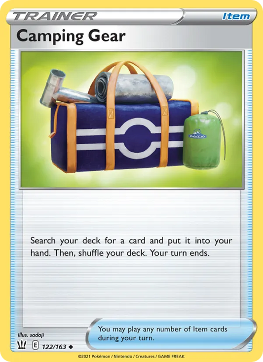 Camping Gear 122/163  - Reverse Holofoil SWSH05 Battle Styles - Uncommon