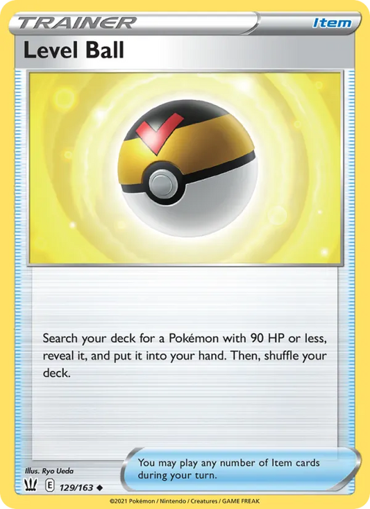 Level Ball 129/163  - Reverse Holofoil SWSH05 Battle Styles - Uncommon