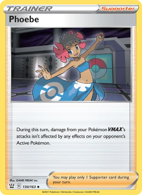 Phoebe 130/163  - Reverse Holofoil SWSH05 Battle Styles - Uncommon