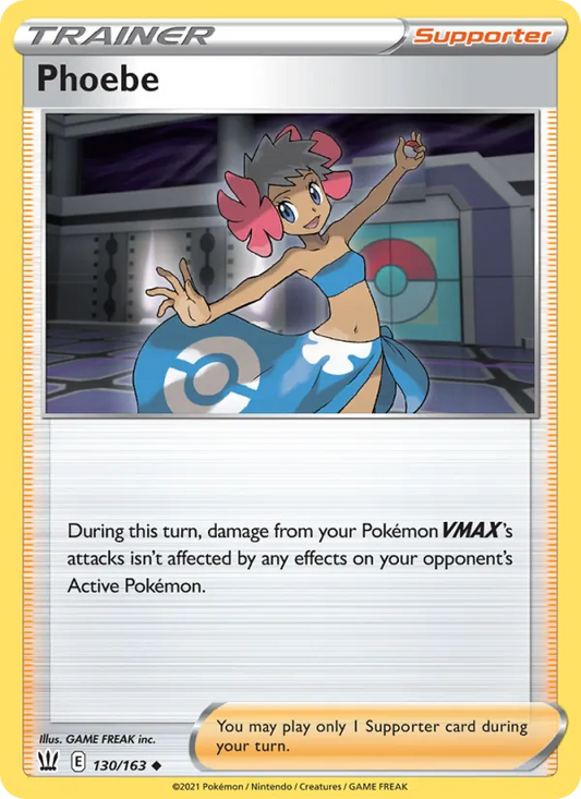 Phoebe 130/163  - Reverse Holofoil SWSH05 Battle Styles - Uncommon