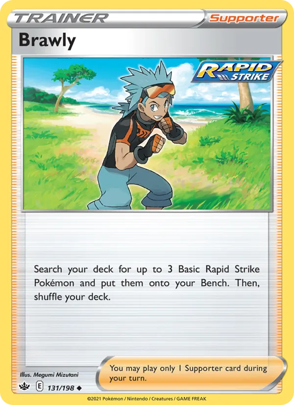Brawly 131/198  - Reverse Holofoil SWSH06 Chilling Reign - Uncommon