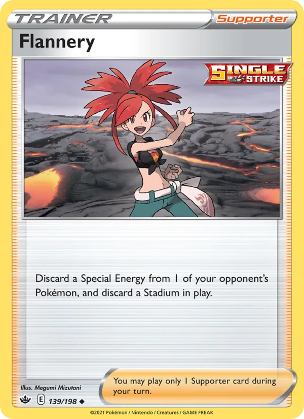 Flannery 139/198  - Reverse Holofoil SWSH06 Chilling Reign - Uncommon